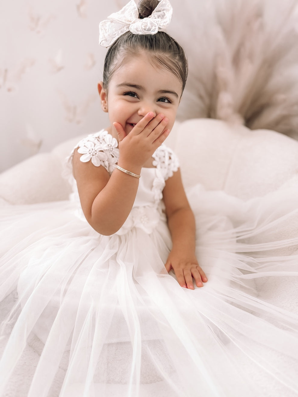 Layla Girls White Tutu Dress - A Little Lacey · Photo 7 of 12