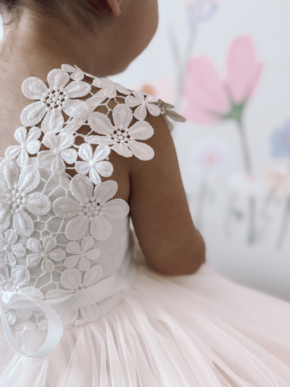 Layla Girls White Tutu Dress - A Little Lacey · Photo 3 of 12