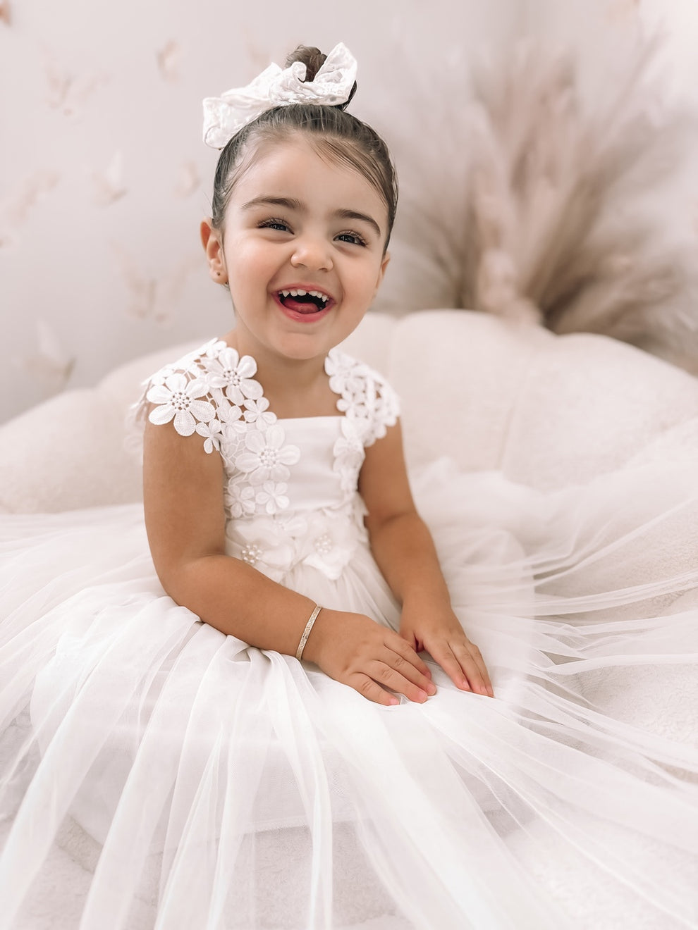 Layla Girls White Tutu Dress - A Little Lacey · Photo 6 of 12