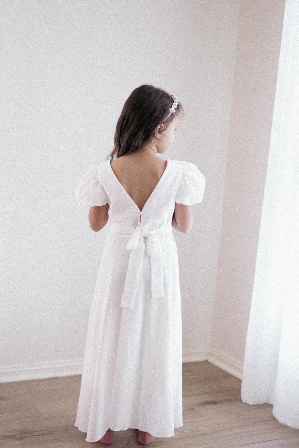 Leia Girls White Communion Dress - A Little Lacey · Photo 2 of 8