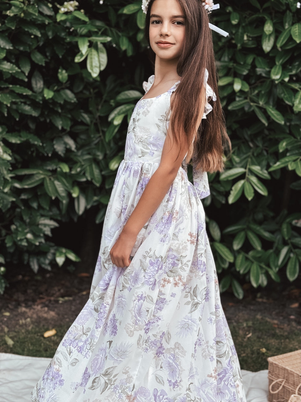 Leilani Girls Lilac Dress