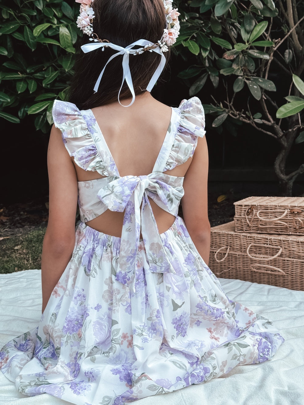 Leilani Girls Lilac Dress