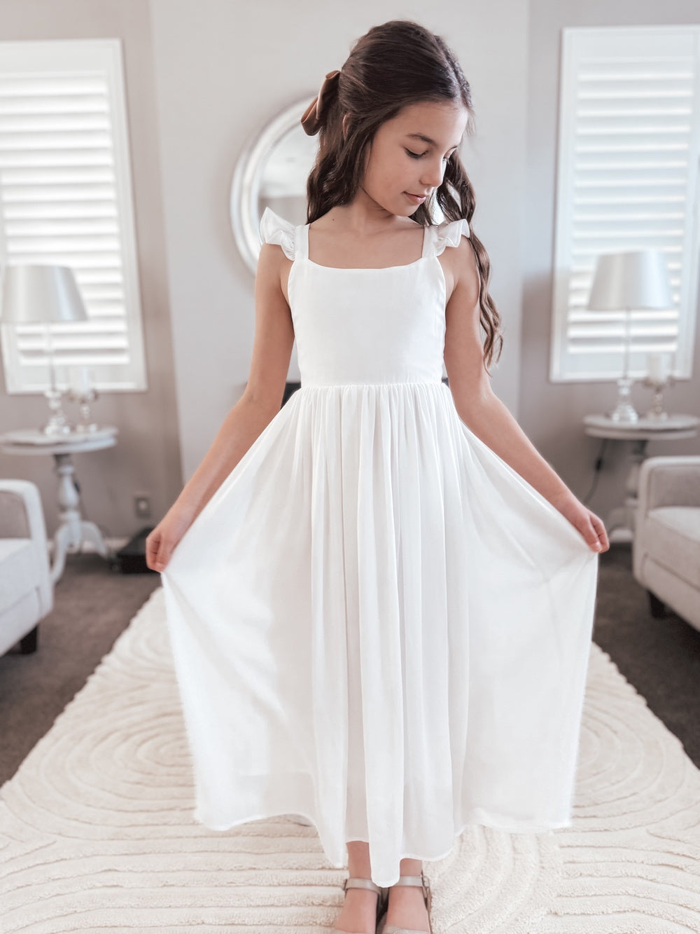 Leilani Girls White Dress - A Little Lacey · Photo 6 of 9