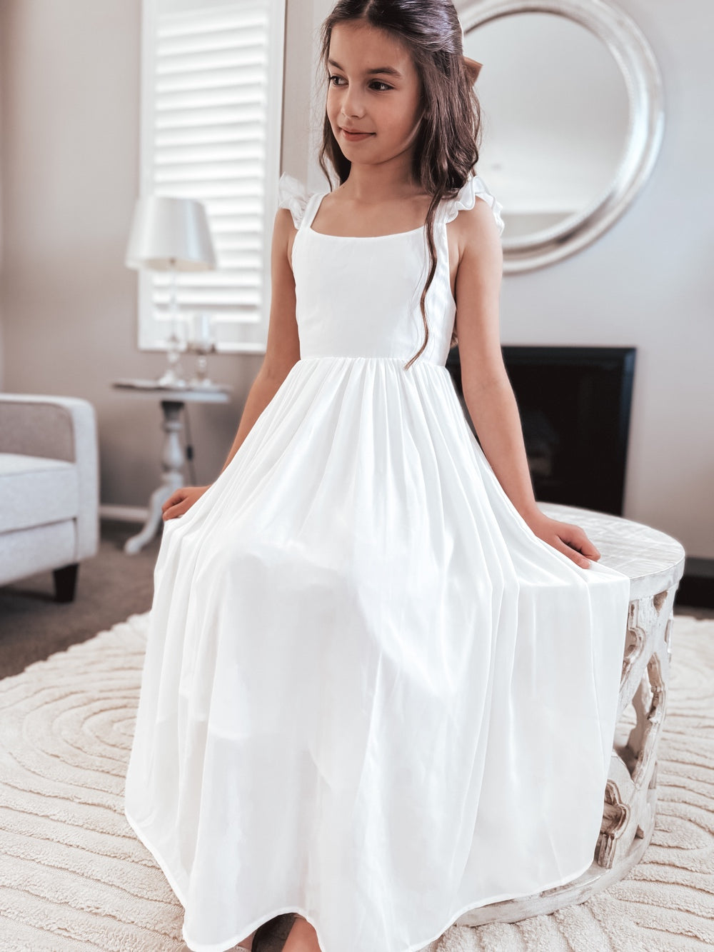 Leilani Girls White Dress - A Little Lacey · Photo 8 of 9