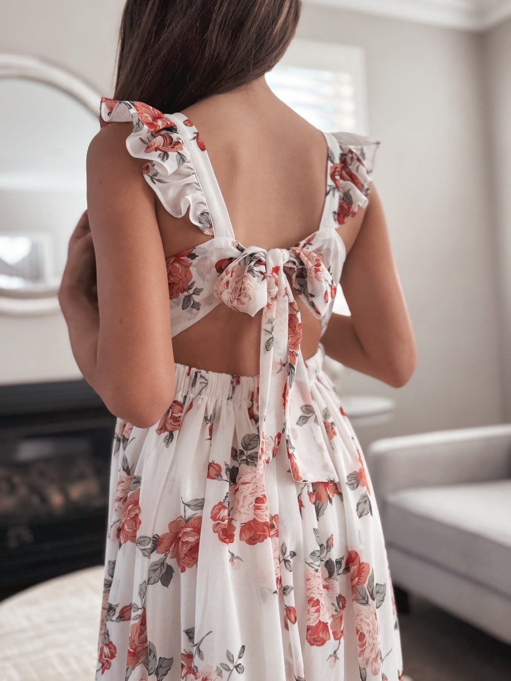 Leilani dress styled for wedding or special event