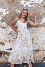 Leilani Girls Dress Spring Floral - A Little Lacey