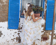 Curly Girls Champagne Bow - A Little Lacey