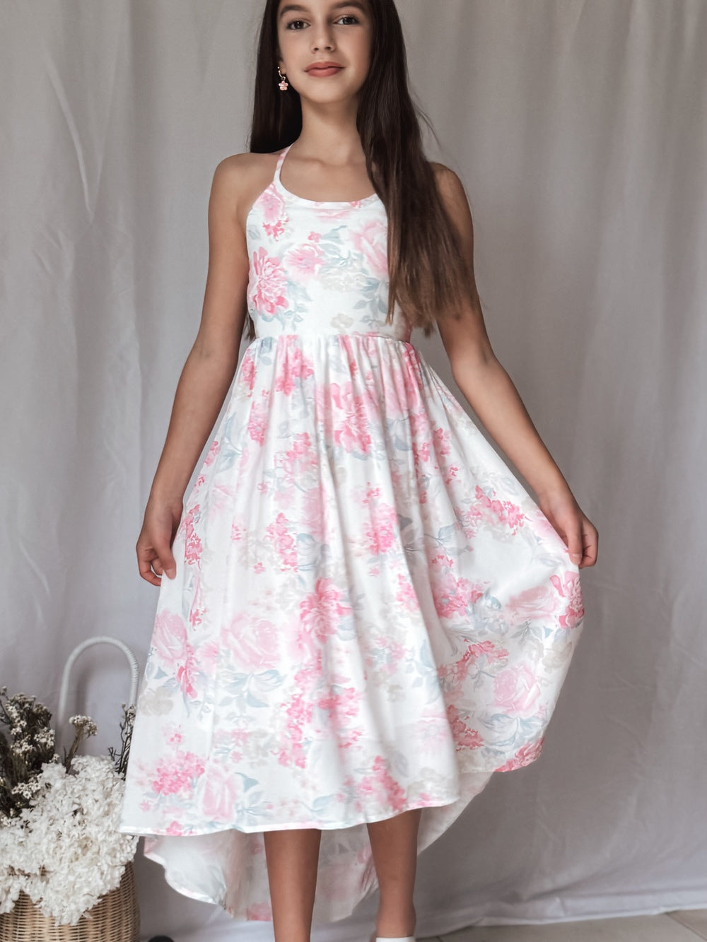 Lola Pink Dream Dress styled for a Year 6 graduation ceremony.