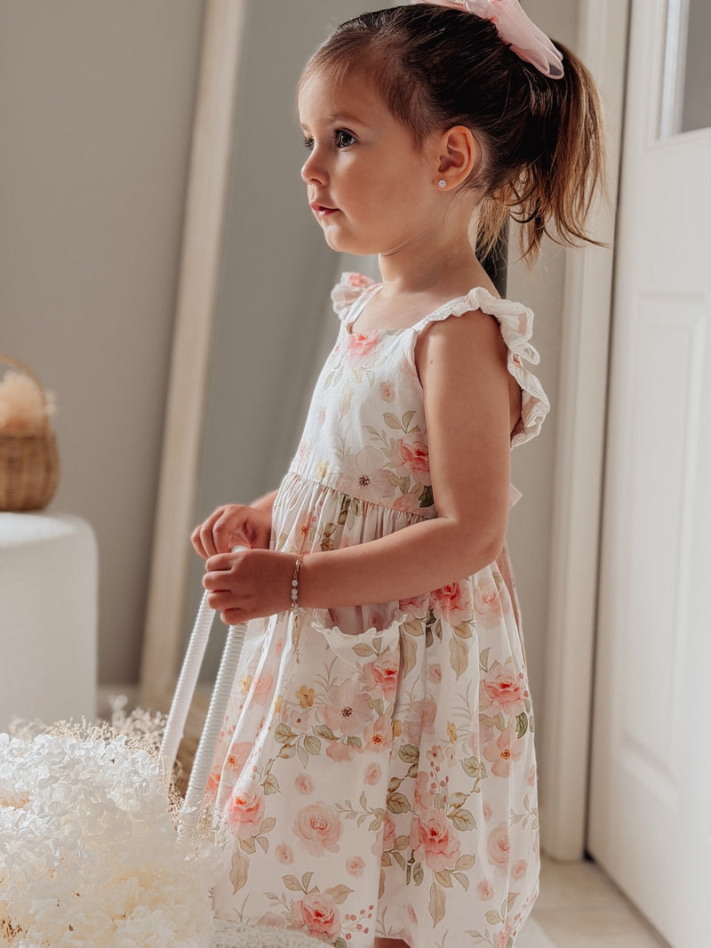 Lucinda Girls Floral Dress - A Little Lacey