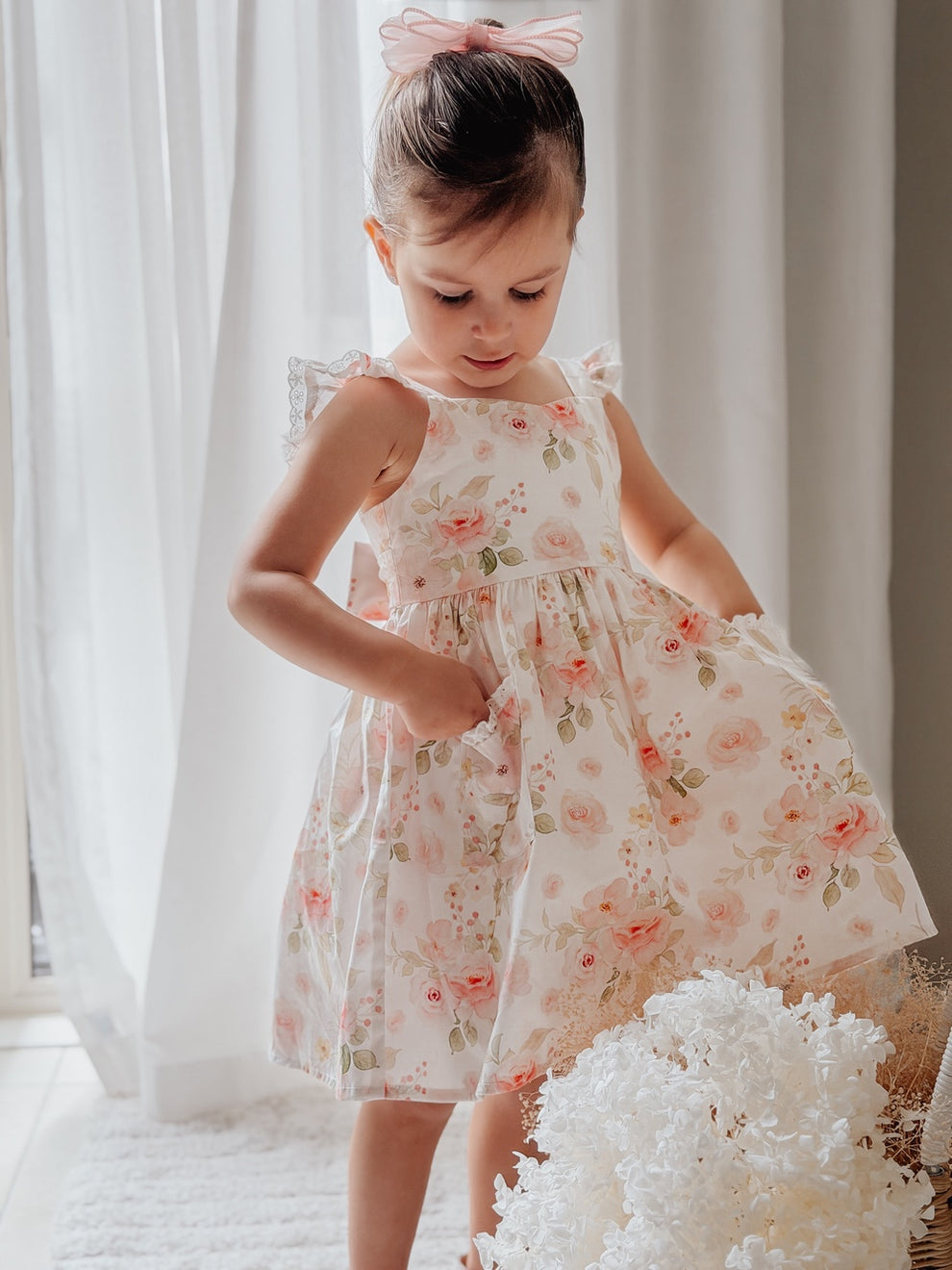 Lucinda Girls Floral Dress - A Little Lacey · Photo 6 of 15