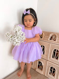 Lucy Puff Sleeve Lilac Baby Dress - A Little Lacey · Photo 15 of 18