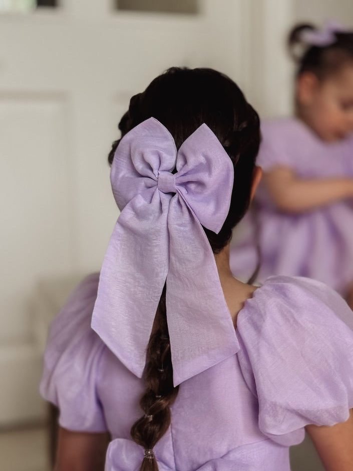 Lilac Elegance Sailor Bow