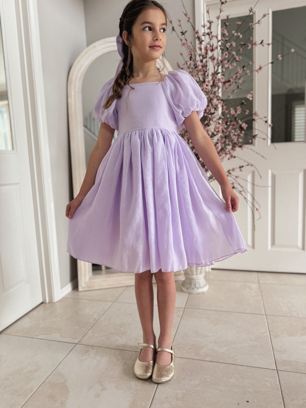 Lucy Girls Lilac Midi Dress - A Little Lacey · Photo 3 of 10