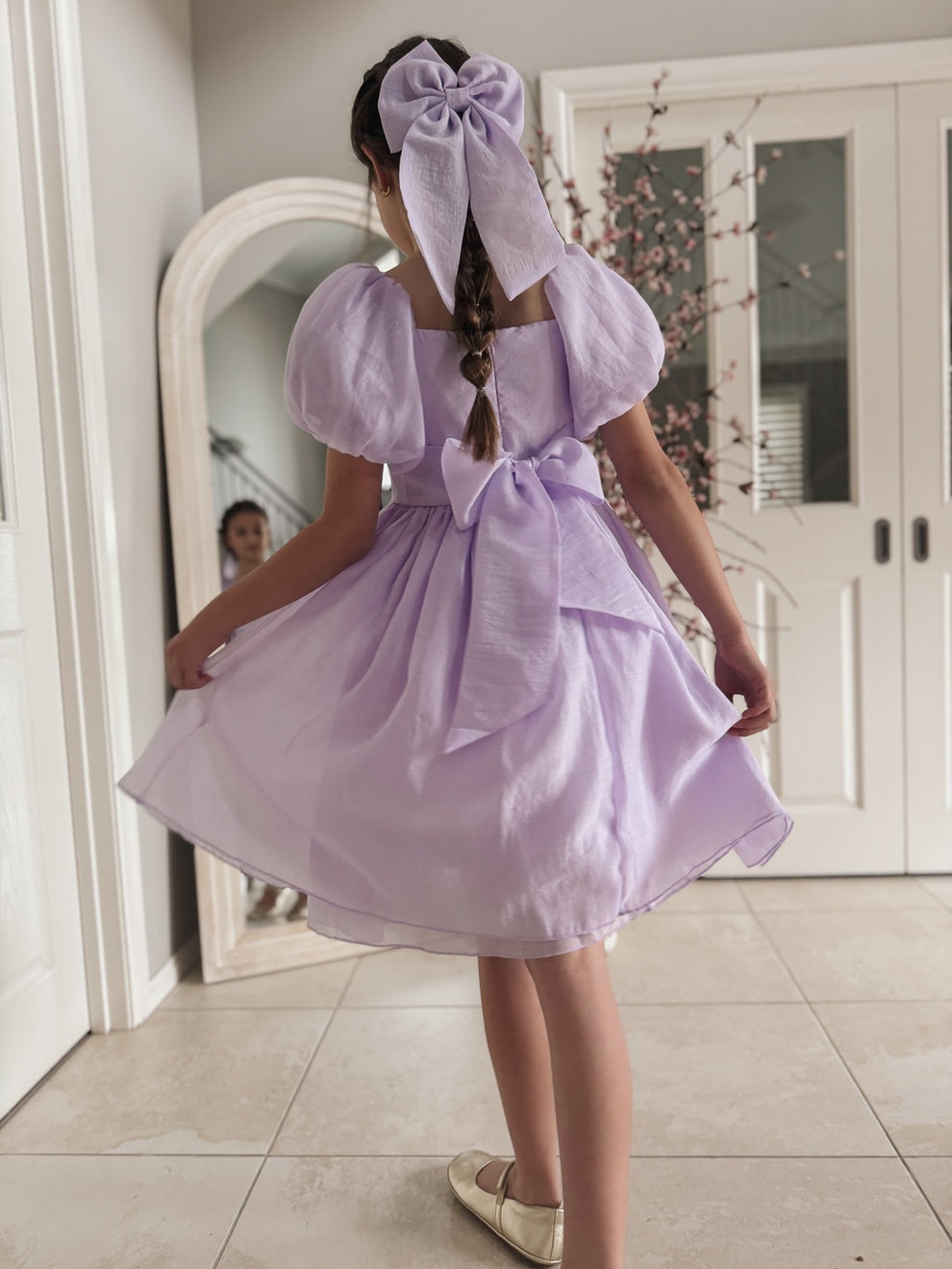 Lucy Girls Lilac Midi Dress - A Little Lacey · Photo 9 of 10