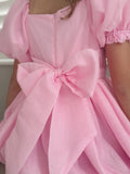 Lucy Girls Candy Pink Midi Dress - A Little Lacey · Photo 12 of 14