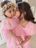Lucy Girls Candy Pink Midi Dress - A Little Lacey · Photo 8 of 14