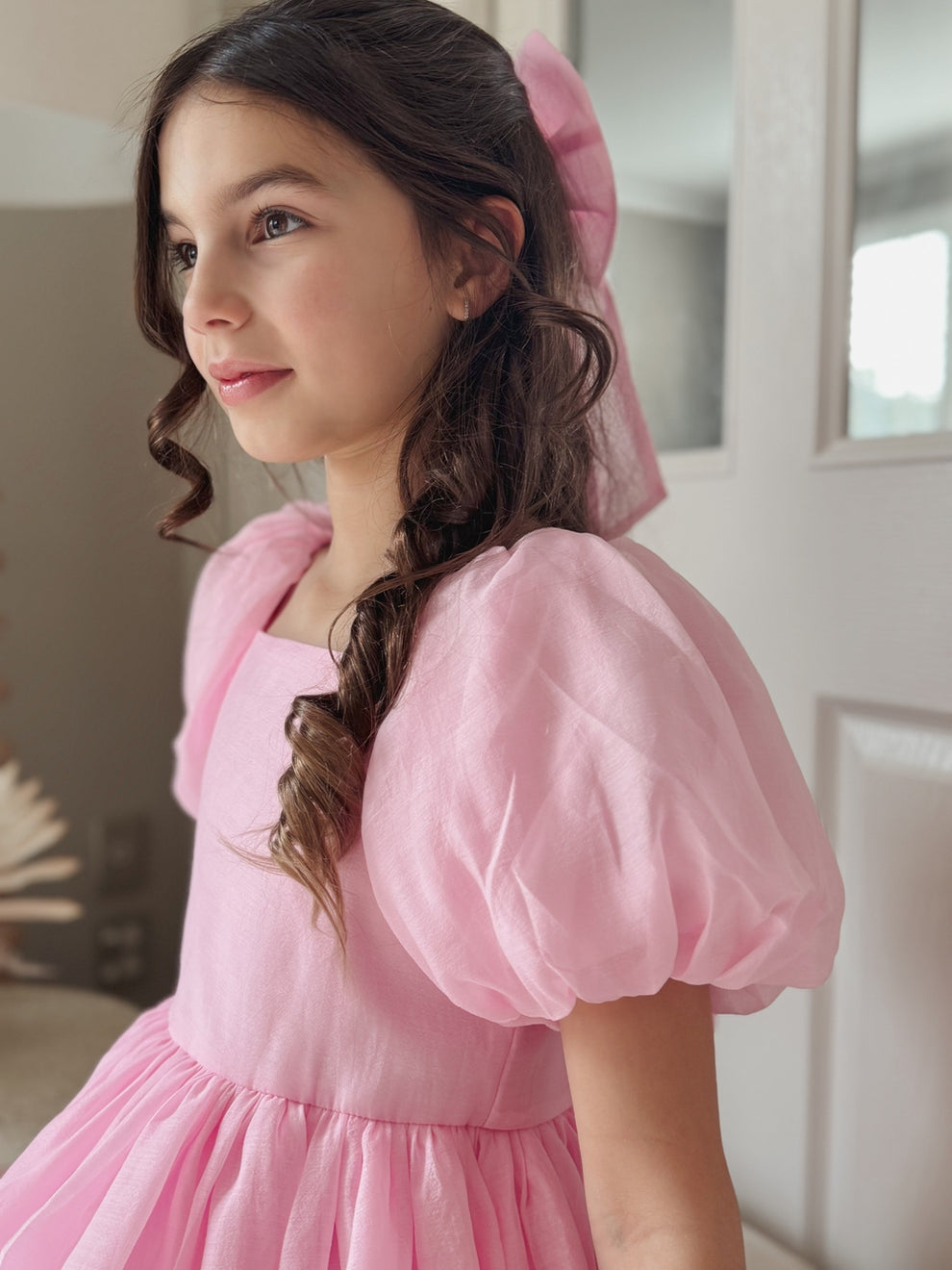 Lucy Girls Candy Pink Midi Dress - A Little Lacey · Photo 13 of 14