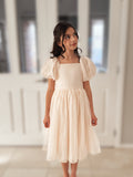 Lucy Girls Champagne Midi Dress - A Little Lacey · Photo 14 of 15