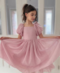 Lucy Girls Dusty Pink Midi Dress - A Little Lacey · Photo 6 of 13