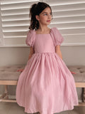 Lucy Girls Dusty Pink Midi Dress - A Little Lacey · Photo 1 of 13