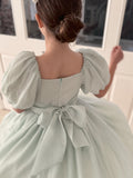 Lucy Girls Sage Green Midi Dress - A Little Lacey · Photo 14 of 17