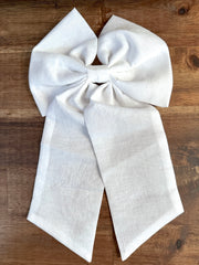 White Elegance Sailor Bow - A Little Lacey