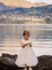 Layla Girls Ivory Tutu Dress - A Little Lacey