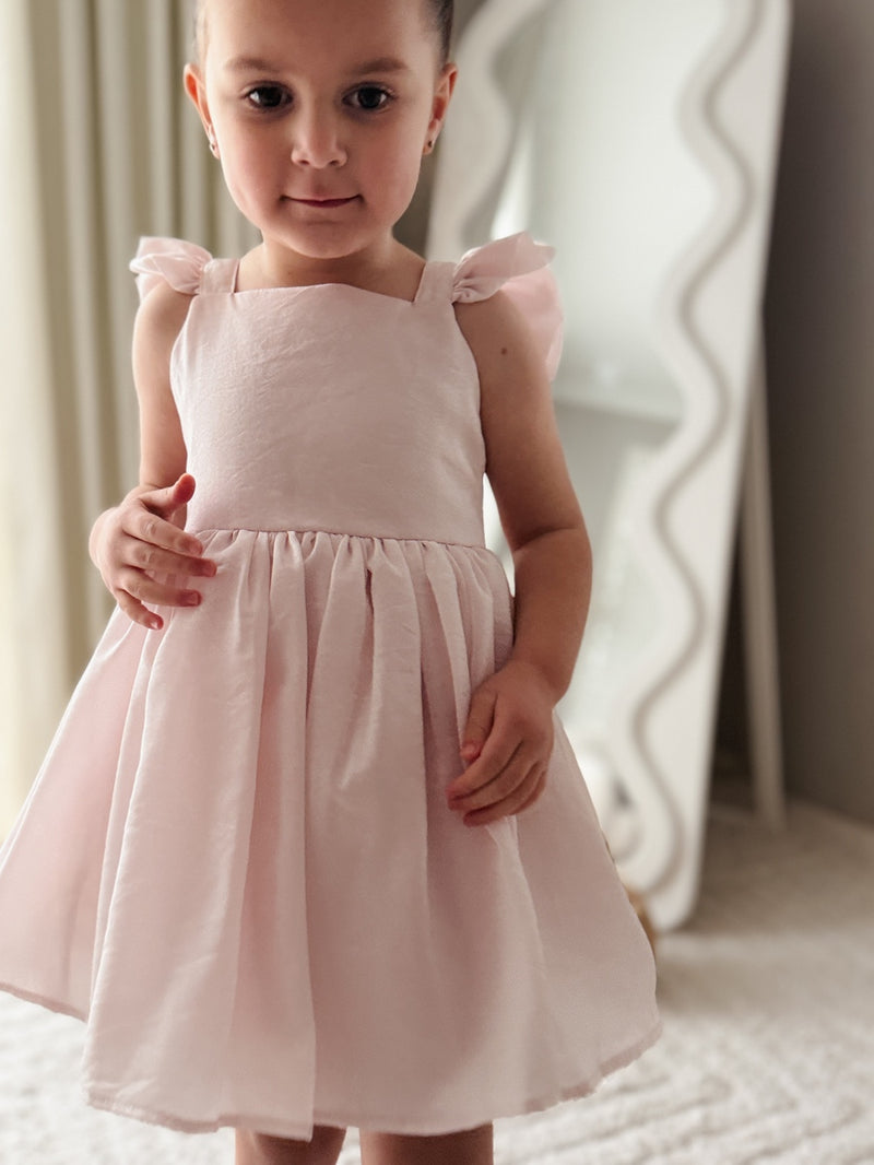 Lottie Girls Light Pink Dress - A Little Lacey