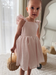 Lottie Girls Light Pink Dress - A Little Lacey