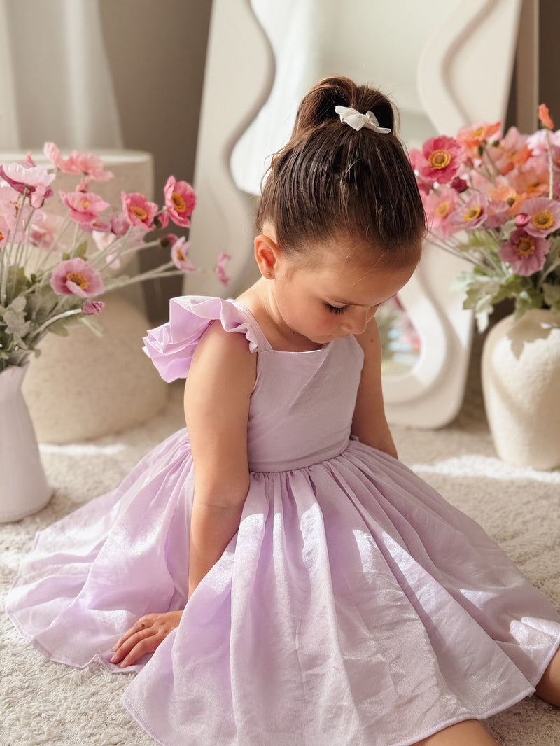 Lottie Girls Lilac Party Dress - A Little Lacey