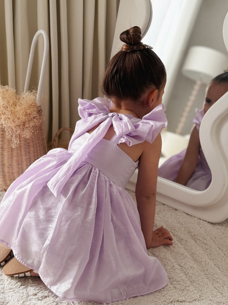 Lottie Girls Lilac Party Dress - A Little Lacey