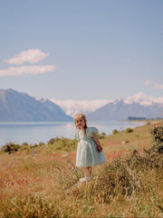 Lucy Girls Sage Green Midi Dress - A Little Lacey