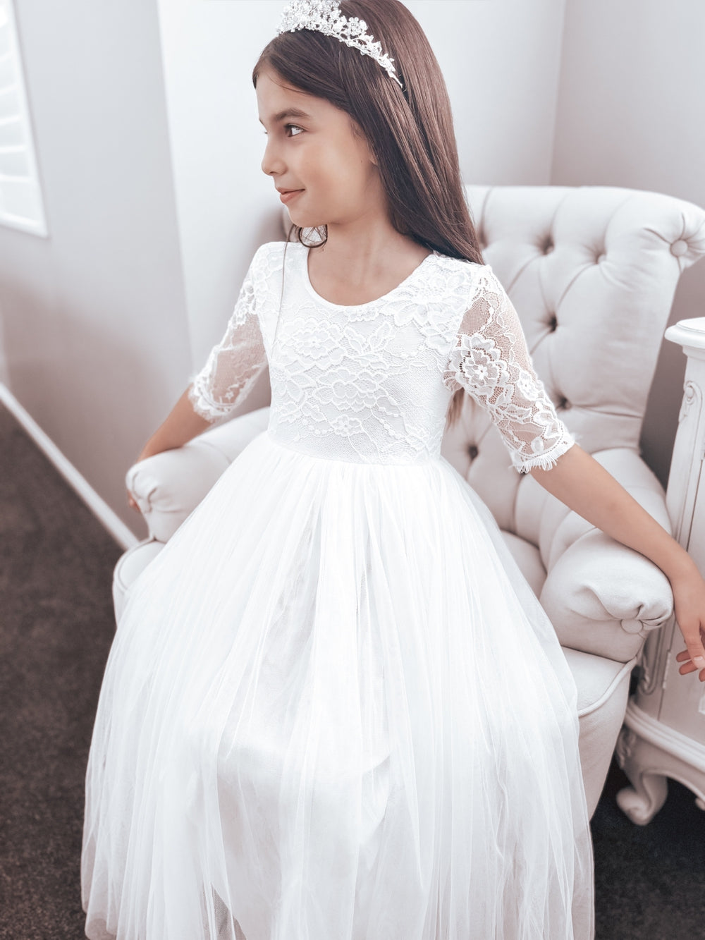 Maia White Lace Dress - A Little Lacey · Photo 2 of 9