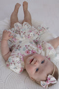 Maisie Puff Sleeve Floral Baby Dress - A Little Lacey · Photo 6 of 17