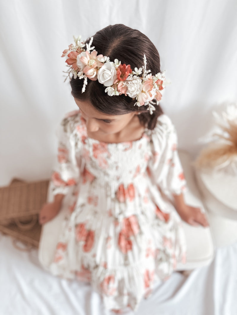 Lily Girls Flower Crown - A Little Lacey