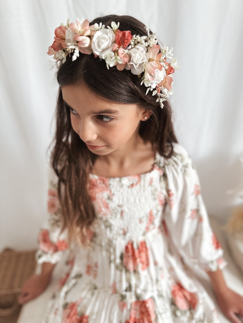 Lily Girls Flower Crown - A Little Lacey