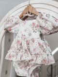 Maisie Puff Sleeve Floral Baby Dress - A Little Lacey · Photo 11 of 17