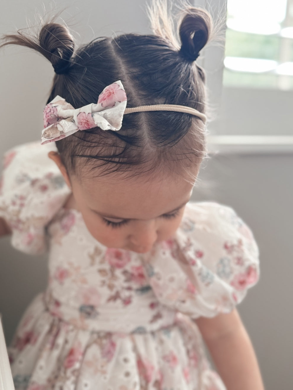 Maisie Puff Sleeve Floral Baby Dress - A Little Lacey · Photo 15 of 17