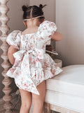 Maisie Puff Sleeve Floral Baby Dress - A Little Lacey · Photo 2 of 17