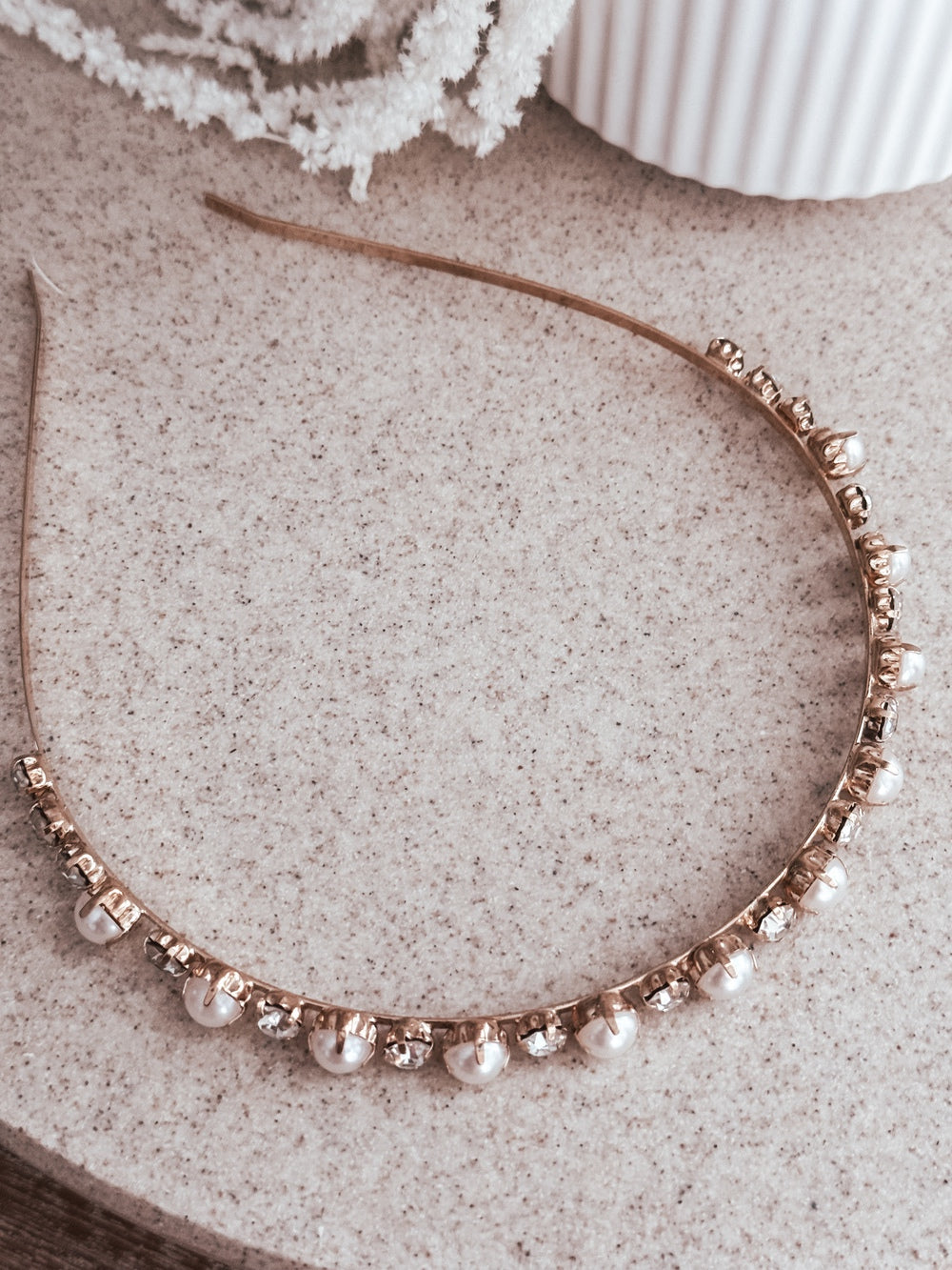 Maisie Girls Gold Headband