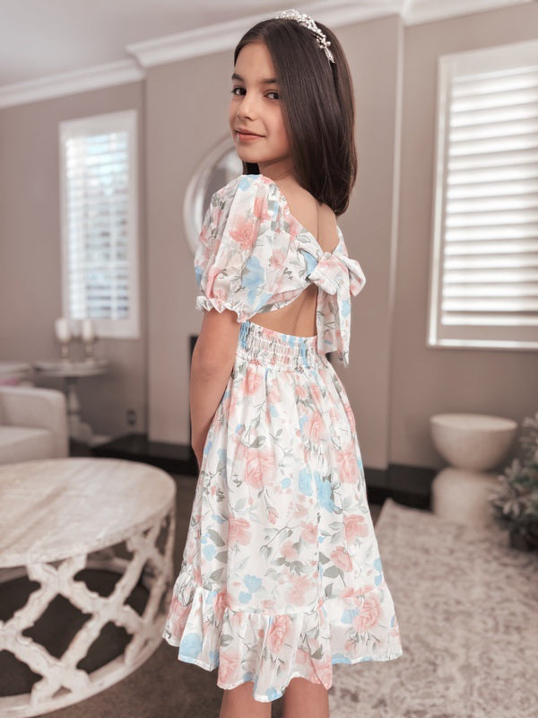 Matilda Girls Pastel Dress – A Little Lacey