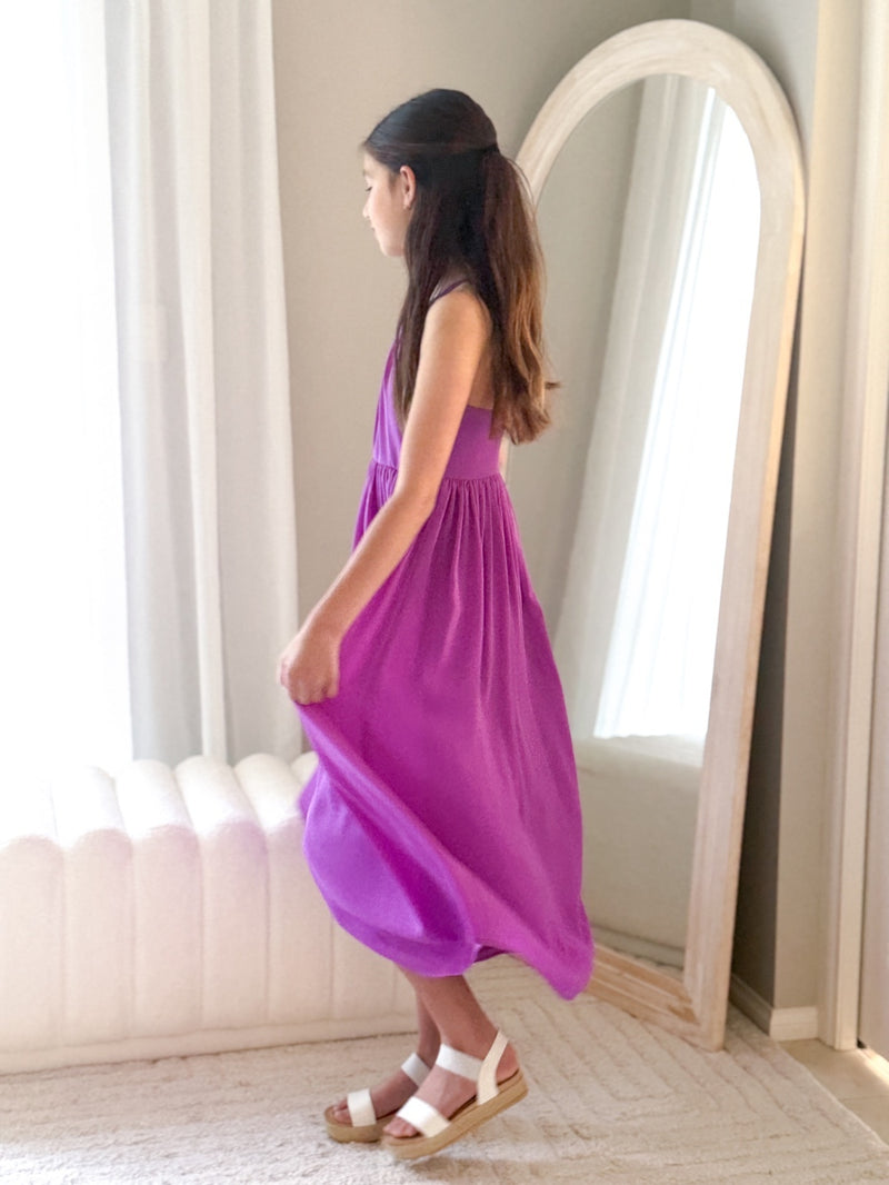Marlowe Girls Magenta Rose Dress - A Little Lacey