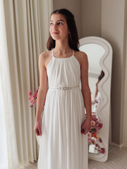 Marlowe Girls White Dress - A Little Lacey