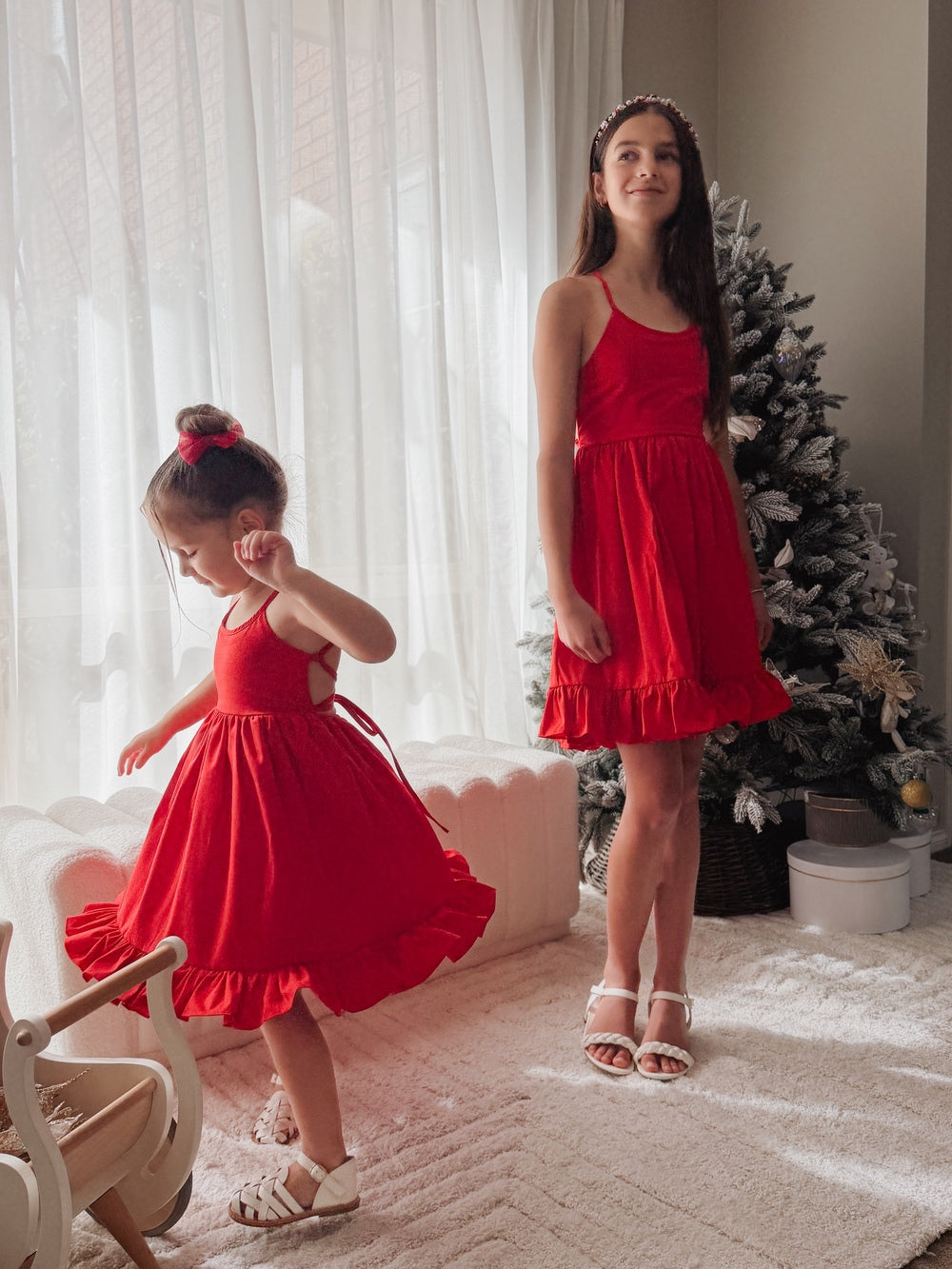 Mia Girls Red Christmas Dress