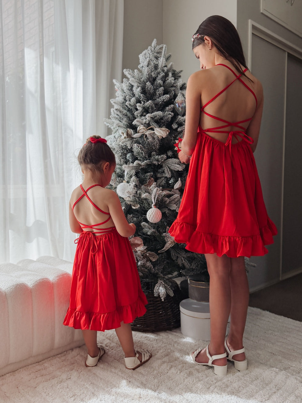 Mia Girls Red Christmas Dress - A Little Lacey · Photo 17 of 18