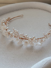 Nina Girls Gold Headband - A Little Lacey