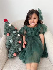 Nina Green Sparkle Girls Christmas Dress - A Little Lacey
