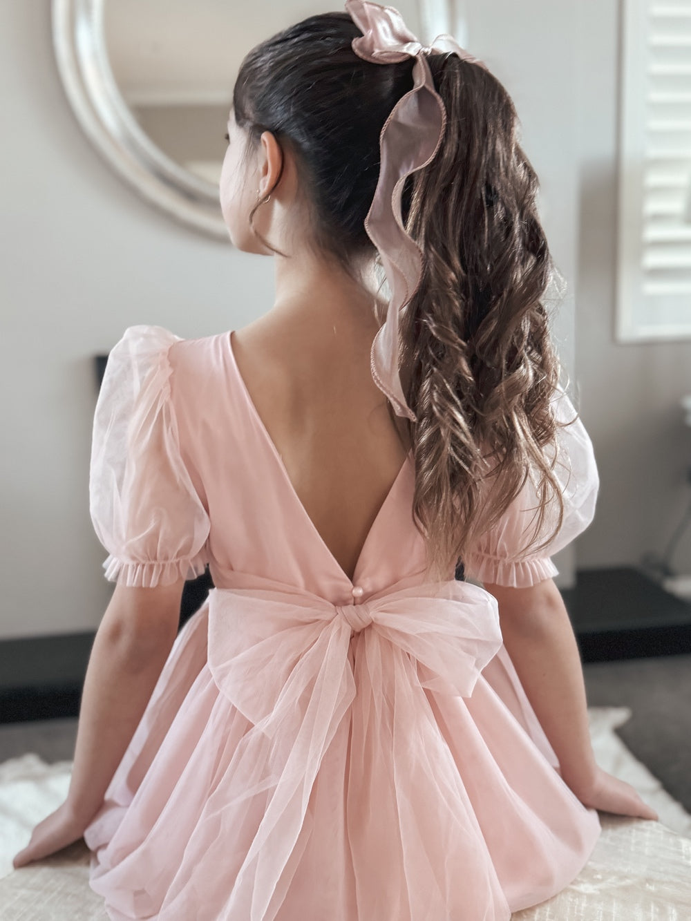 Nina Dusty Pink Flower Girl Dress SIZE 2 A Little Lacey Nina Dusty Pink Flower Girl Dress SIZE 2 A Little Lacey