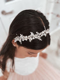 Olivia Girls Pearl & Diamante Headpiece - A Little Lacey · Photo 3 of 6