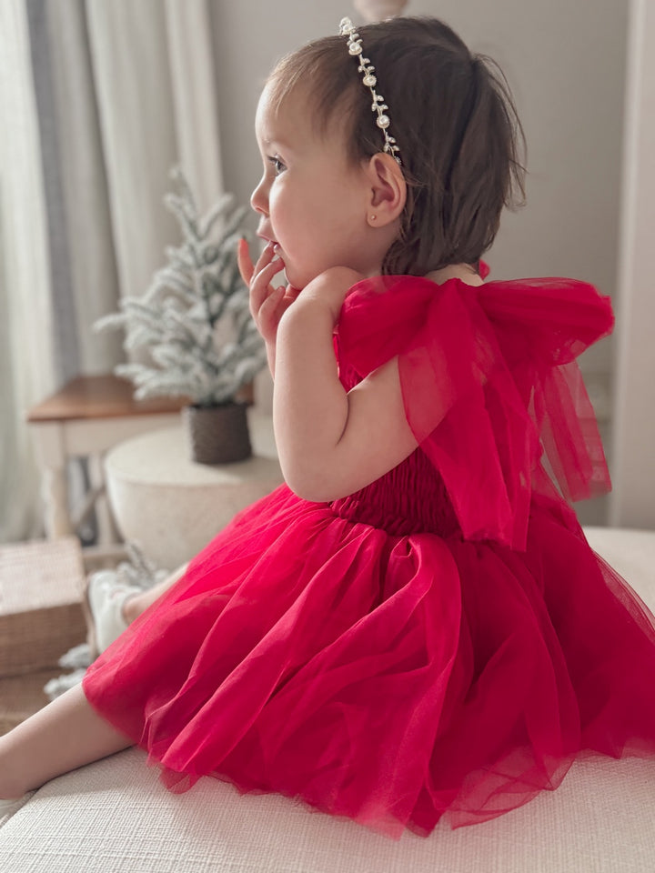 Poppy Baby Girls Christmas Romper